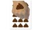 Smile Poop Face Emoticon Temporary Tattoo Water Resistant Fake Body Art Set Collection (1 Sheet)